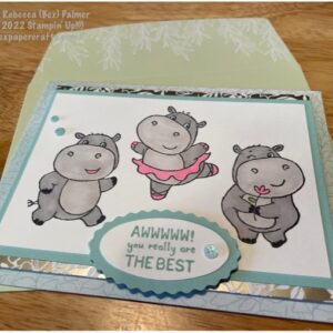 Hippest Hippos Note Card