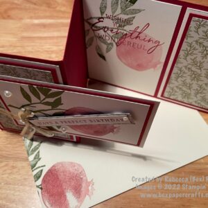 Perfect Pomegranate Z-Fold