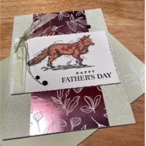Stylish Sketches Fathers Day Card