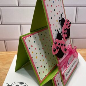 Hello Ladybug Double Easel Card