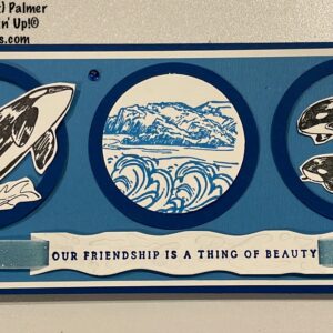 Whale Watching Slimline Card