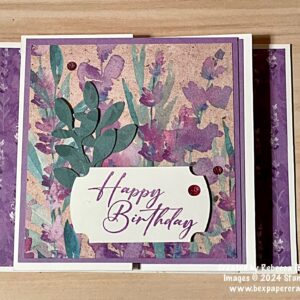 Perennial Lavender Double Stack Display Card